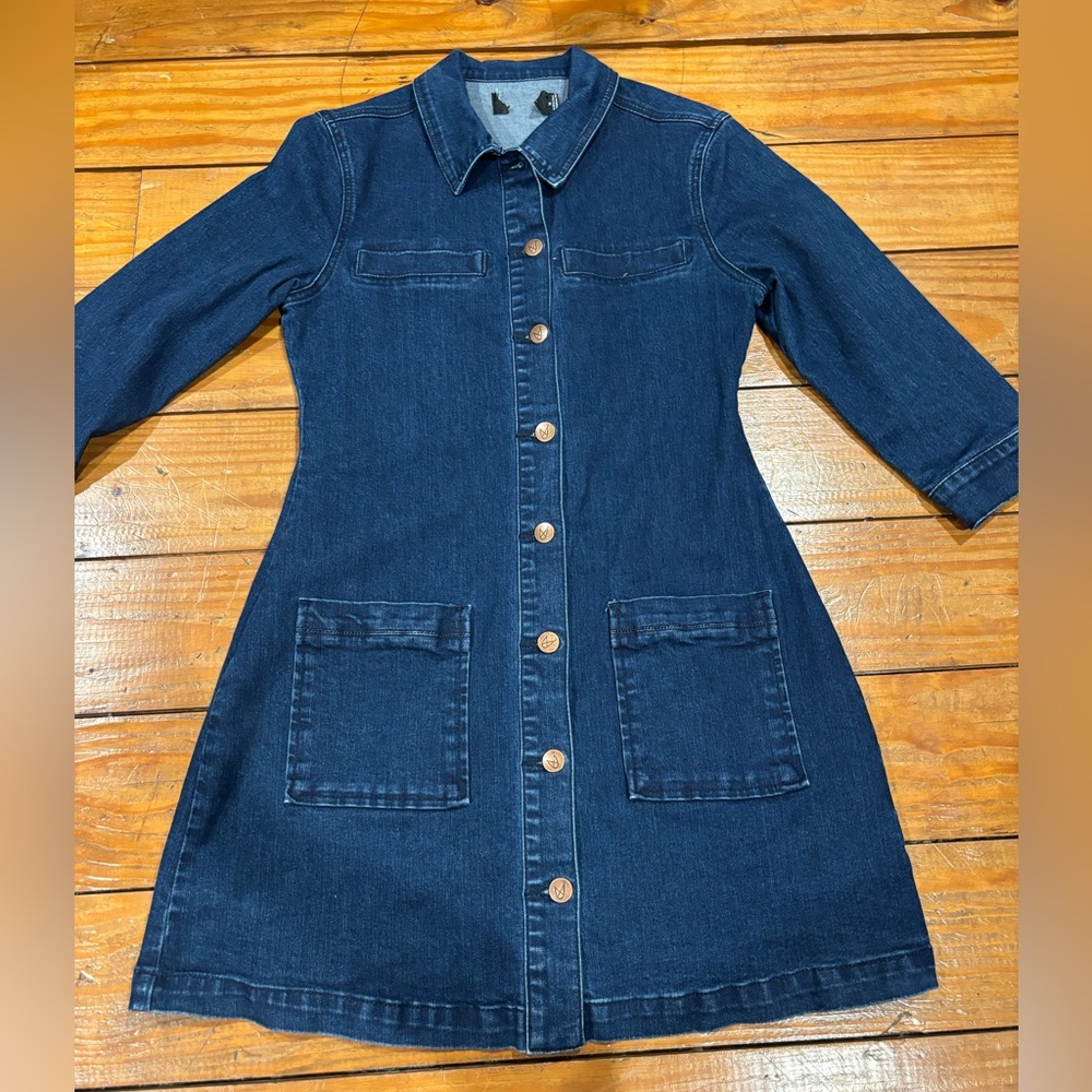 (1009)+DENIM DRESS+